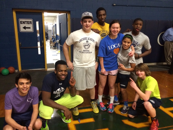 This picture is from a recent community Olympics event at Cheshire Academy!